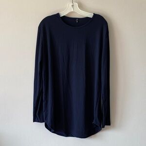 Liweike Long Sleeve Navy Tunic Top